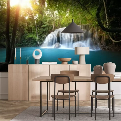 Fototapete Tropen und Natur am Wasserfall