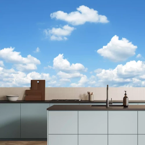 Fototapete Himmel und weiße Wolken