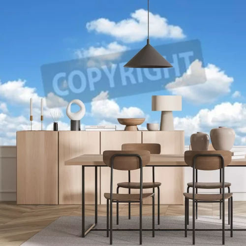 Fototapete Himmel und weiße Wolken