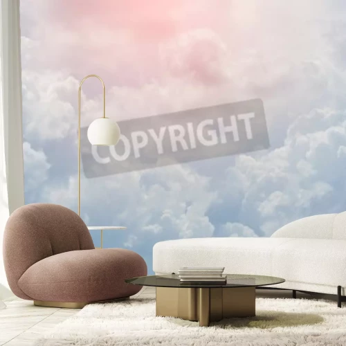 Fototapete Sanftes Wolkenmuster