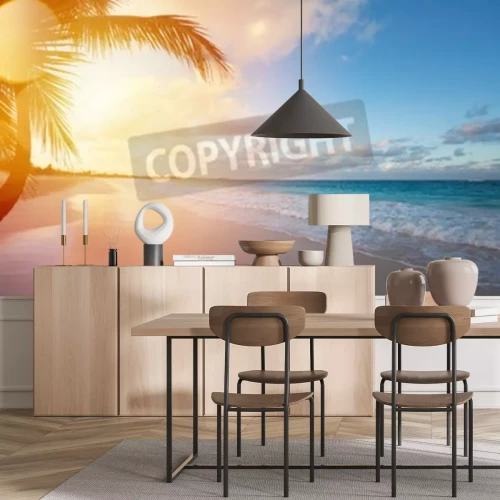 Fototapete Strand und Sonnenschein