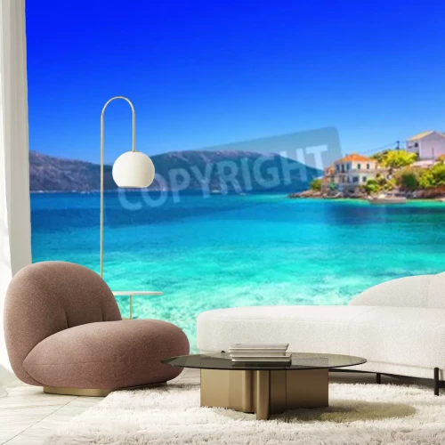 Fototapete Malerische Landschaft griechische Insel