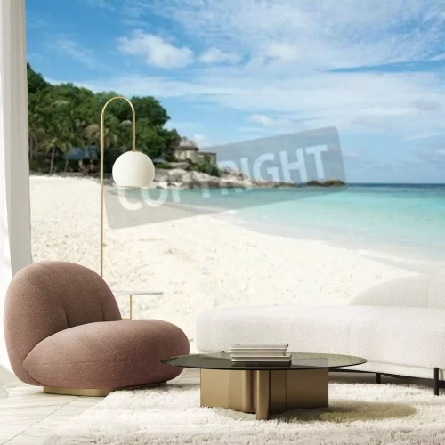 Fototapete Tropischer Strand und Ozean