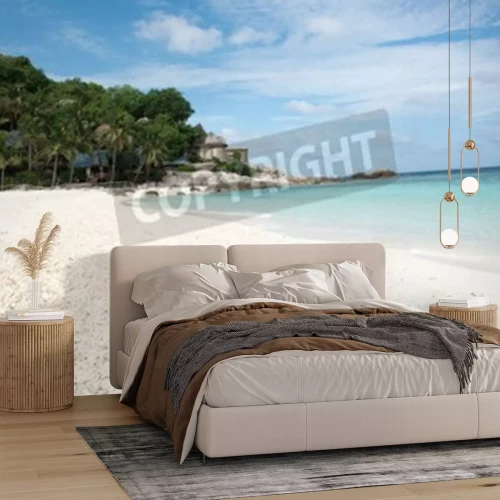 Fototapete Tropischer Strand und Ozean