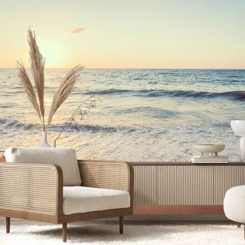 Fototapete Strand 3D und Wellen