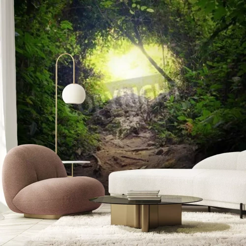 Fototapete Pflanztunnel im Dschungel