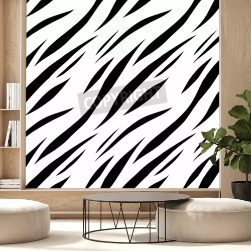 Fototapete Einfarbiger tigermuster