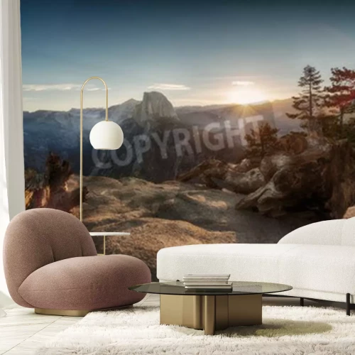 Fototapete Sonnenuntergang im Nationalpark