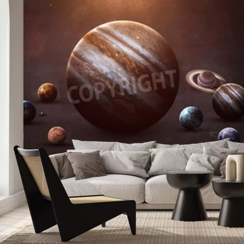 Fototapete Jupiter und andere Planeten des Sonnensystems