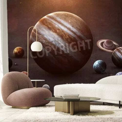 Fototapete Jupiter und andere Planeten des Sonnensystems