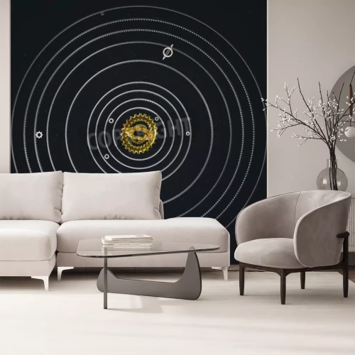 Fototapete Bahnen des Sonnensystems