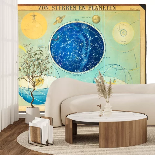 Fototapete Sonnensystem Planeten Erde 3d