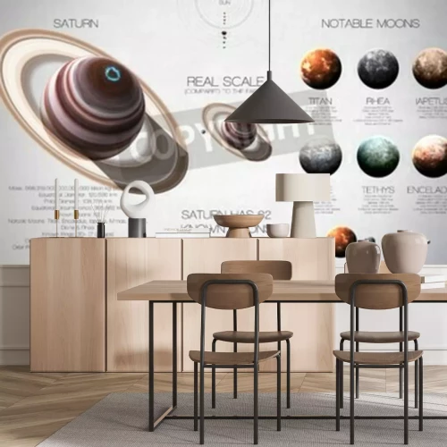 Fototapete Saturn Planet des Sonnensystems