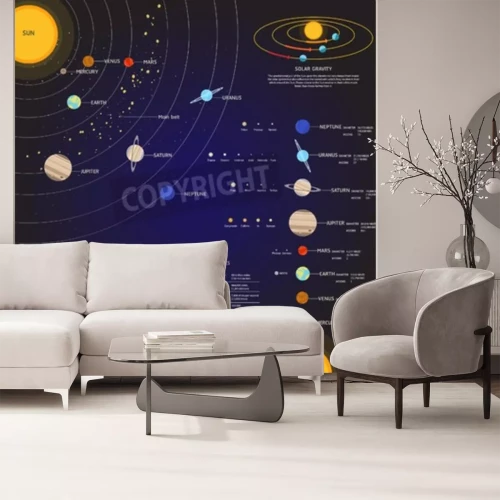 Fototapete Elemente des Sonnensystems