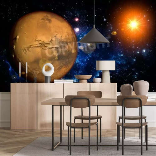 Fototapete Mars Planet im Sonnensystem