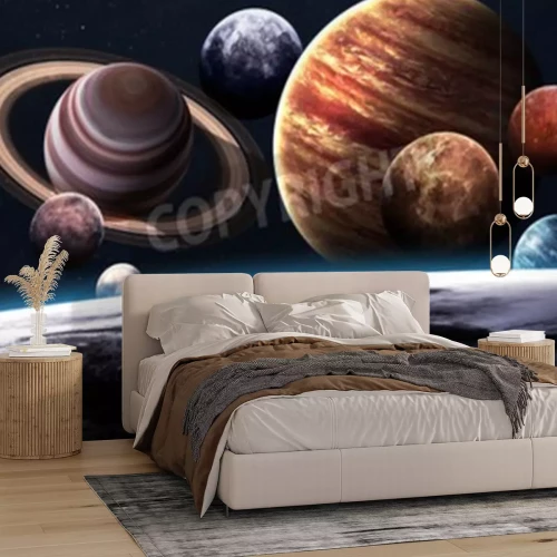 Fototapete Sonnensystem Weltall