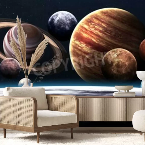 Fototapete Sonnensystem Weltall