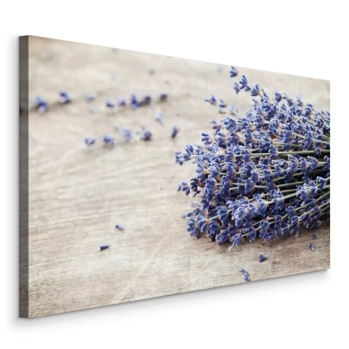 Bild Lavendel auf hellem Holz