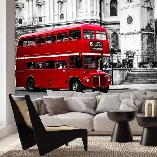 Sticker London's ikonischen Doppeldeckerbus.