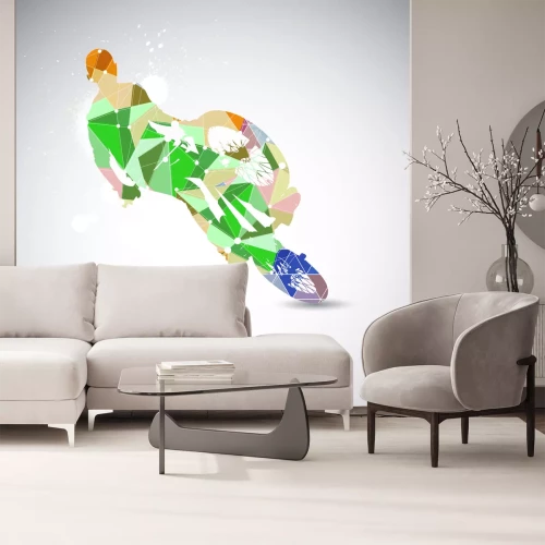 Fototapete Abstraktion mit dem Fahrrad