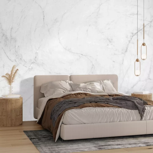 Fototapete Grauer Streifen auf Marmor