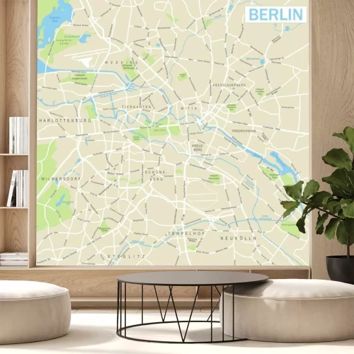 Sticker Stadtplan von Berlin