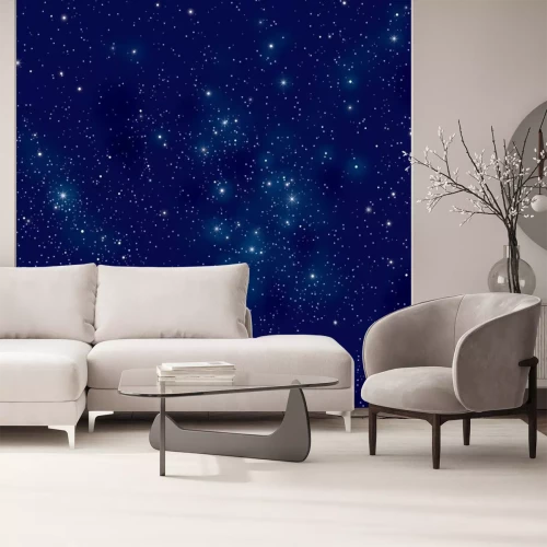 Sticker Weltraum gefüllt mit Tausenden von Sternen unterschiedlicher Helligkeit