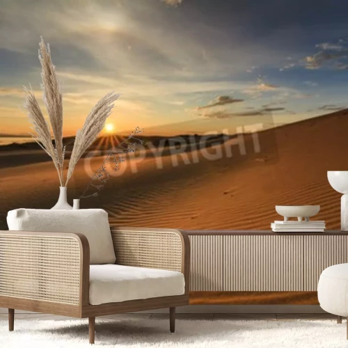 Fototapete Blick auf Wüste Gobi