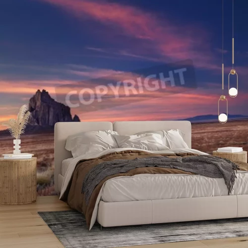 Fototapete Wüste bei Dämmerung