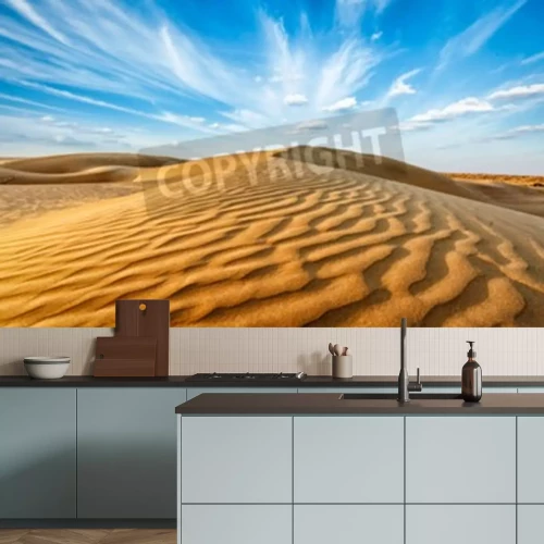 Fototapete Panorama der Wüstendünen