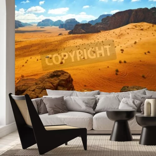 Fototapete Wüste in Jordanien