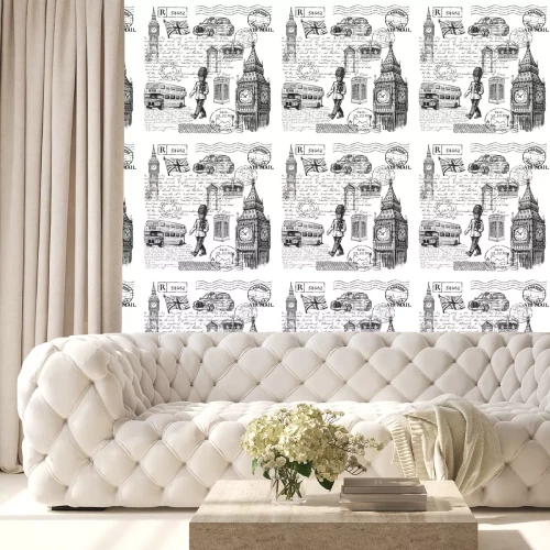 Tapete Illustration von Großbritannien