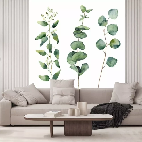 Sticker Floral Illustration isoliert auf weißem Hintergrund.