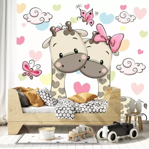 Sticker Märchenhafte Giraffen für Kinder