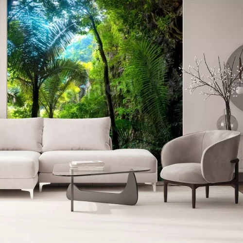 Fototapete Tropen und grüner Dschungel