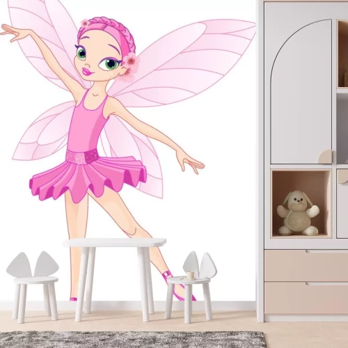 Sticker Nette rosa Fee