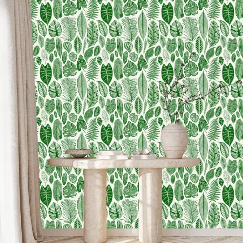 Tapete Botanische klassische Illustration