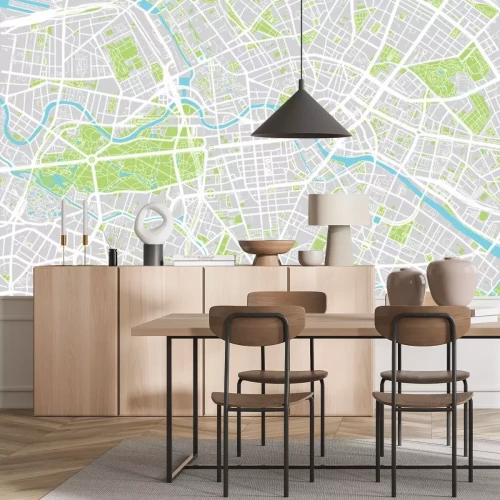 Sticker Stadtplan von Berlin, Deutschland