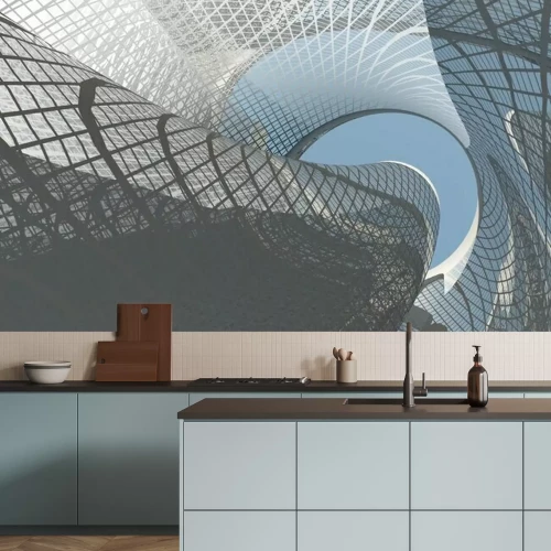 Fototapete Architektonisches Netz