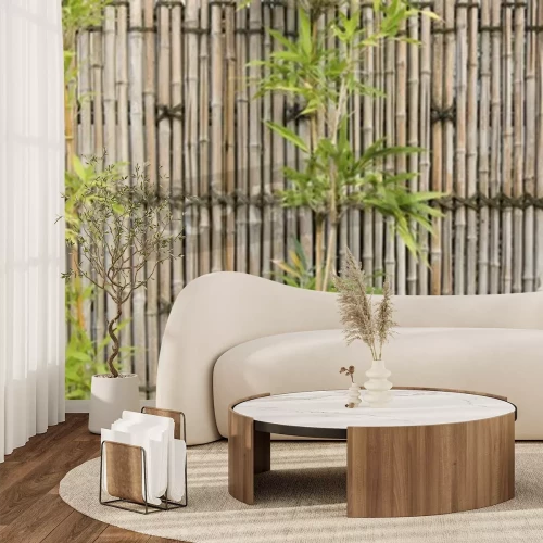 Fototapete Bambusblätter