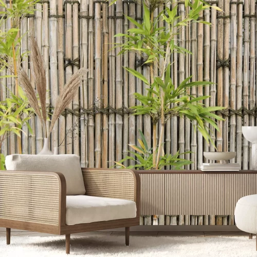Fototapete Bambusblätter