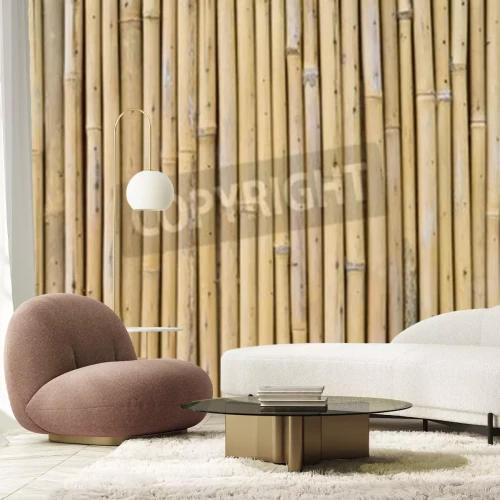 Fototapete Getrockneter Bambus