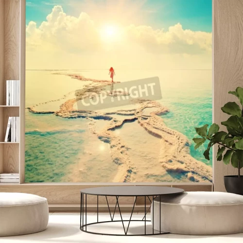 Fototapete Sonnenaufgang am Toten Meer