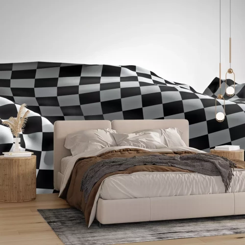 Fototapete Flagge 3D Formel 1