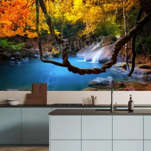 Fototapete Lianen im Dschungel