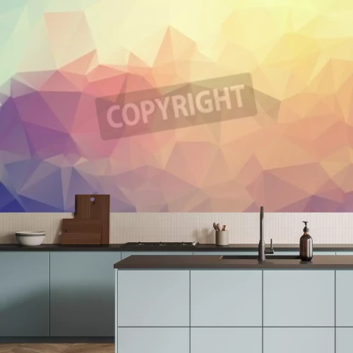 Fototapete Buntes Mosaik 3D