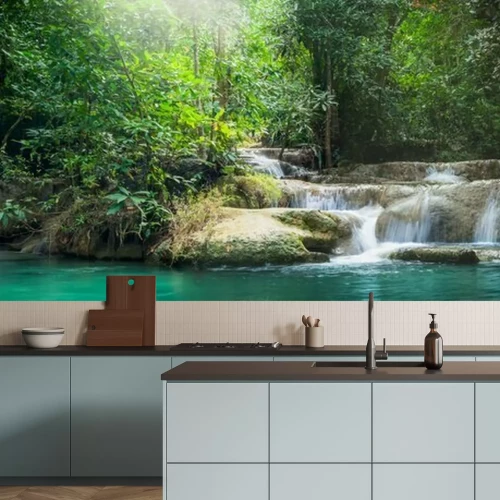 Fototapete Ein Wasserfall in einem thailändischen Nationalpark