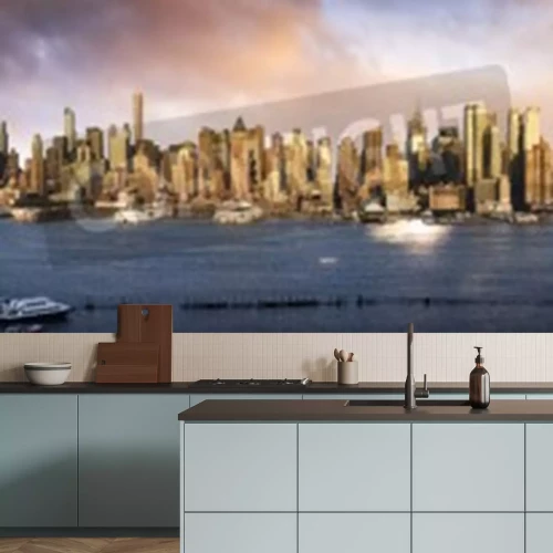 Fototapete Panorama von Downtown Manhattan