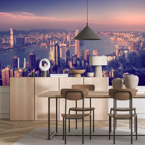 Fototapete Rosa Skyline