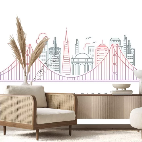 Sticker SAN FRANCISCO SKYLINE